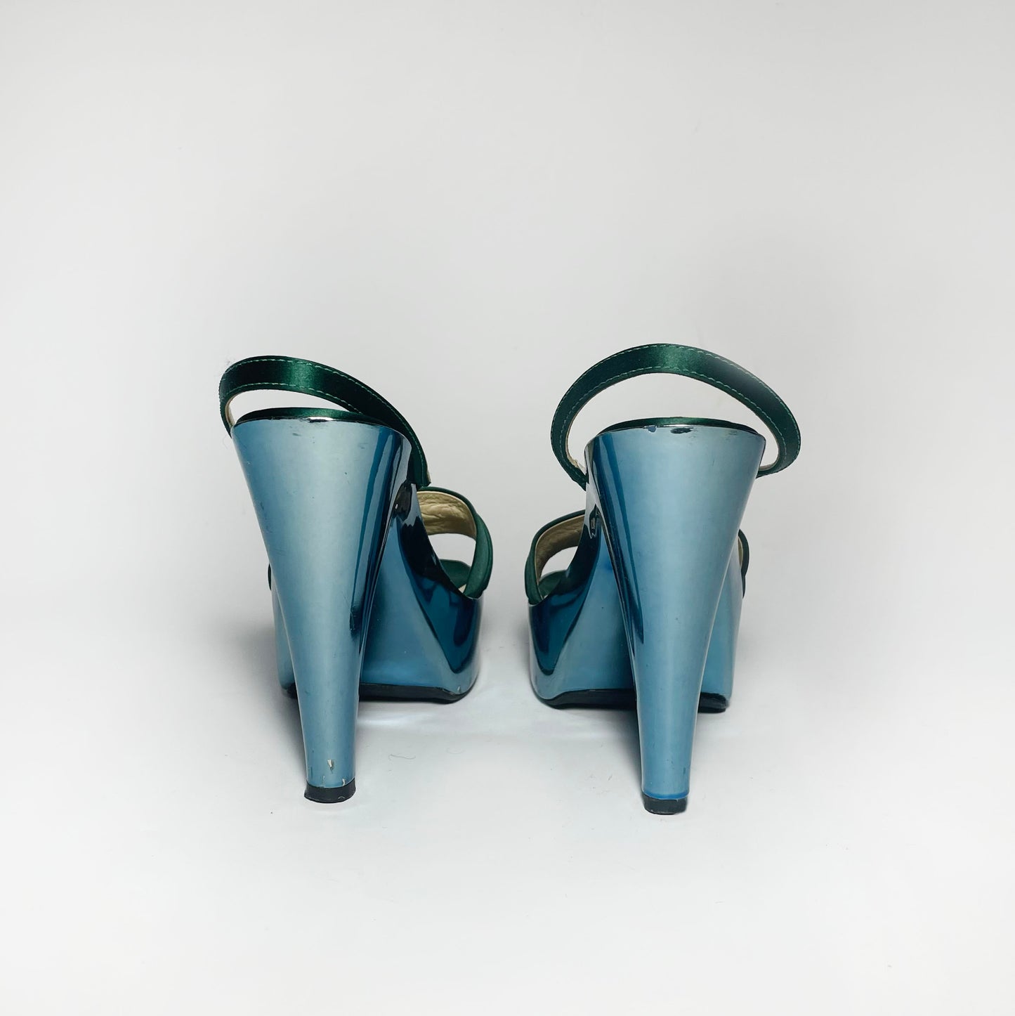 Miu Miu SS 1998 Metallic Heels