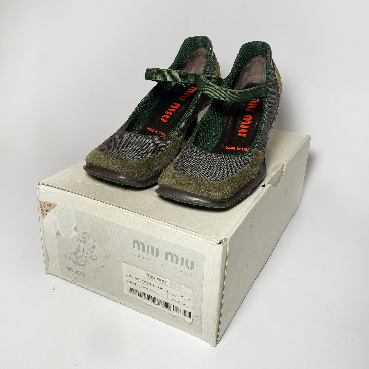 Miu Miu FW 1999 Bubble Sole Pumps