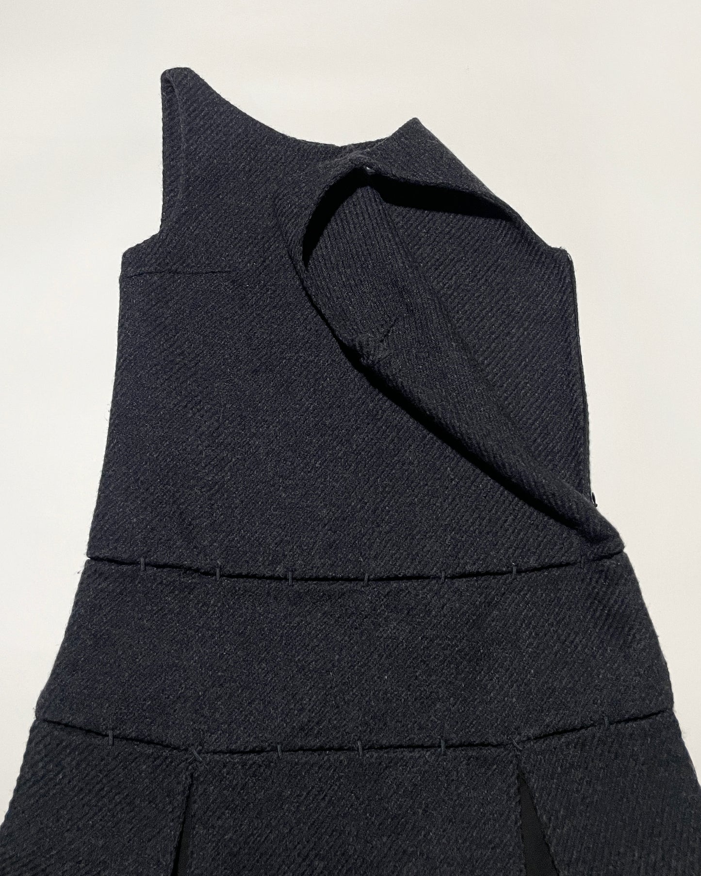 Prada Fall 1998 Wool Panel Dress
