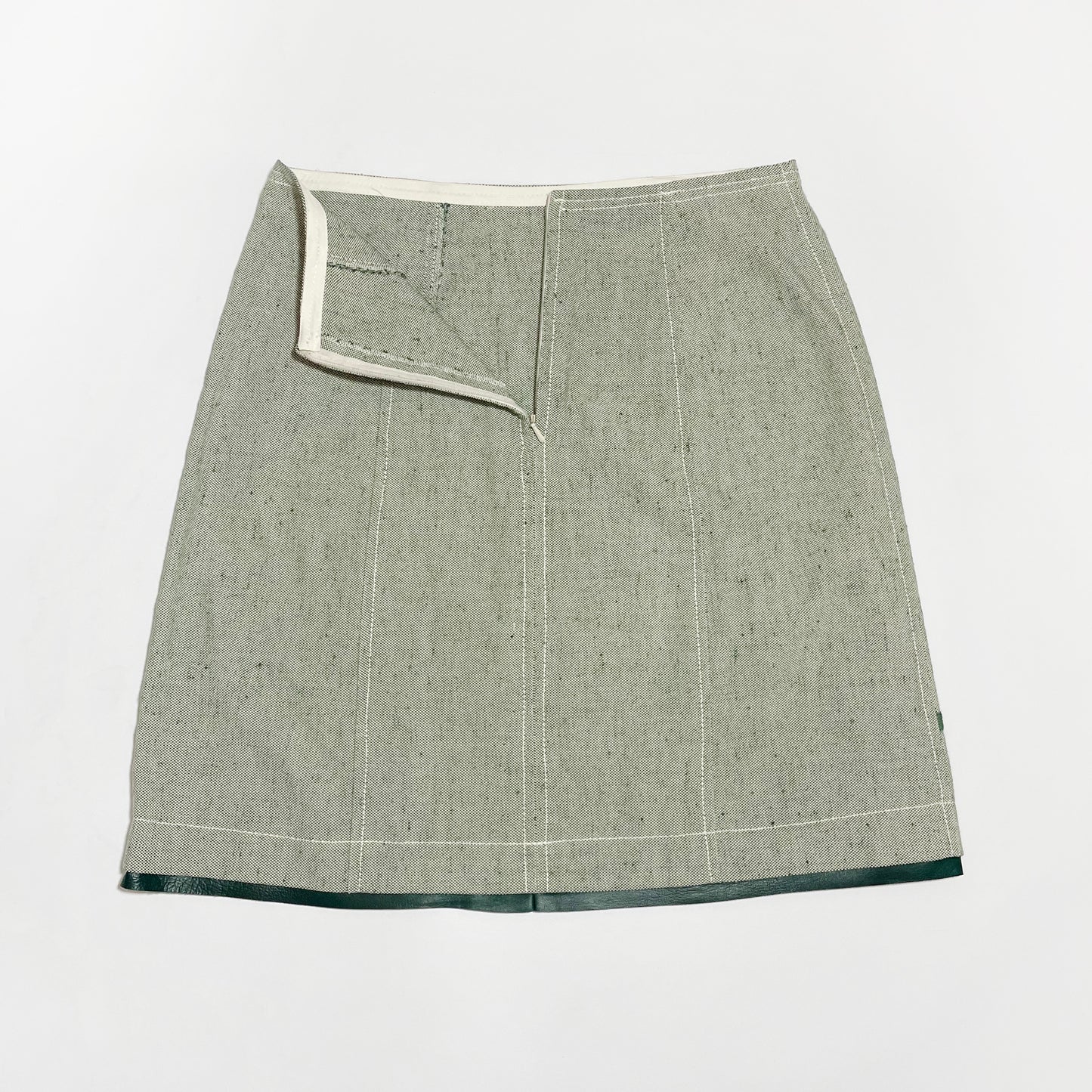 Prada Spring 1999 Linen Skirt