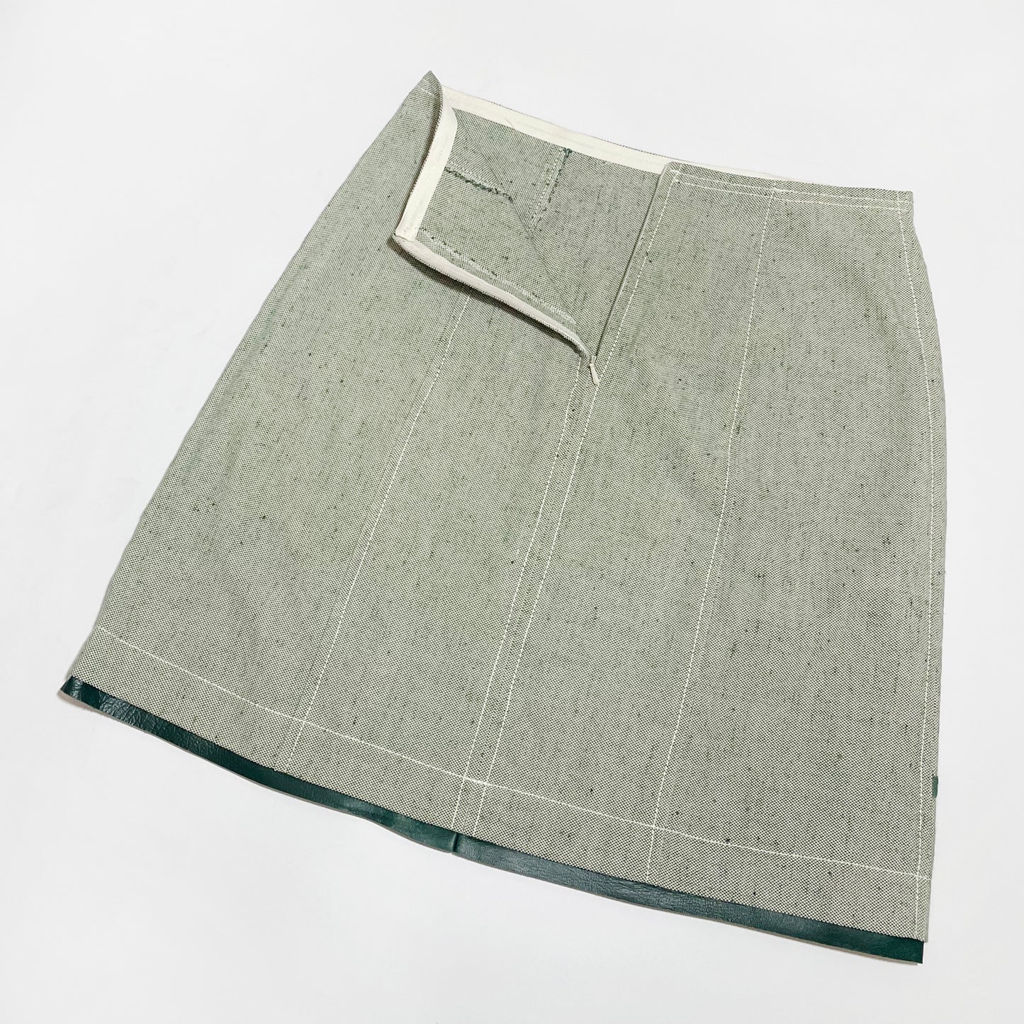 Prada Spring 1999 Linen Skirt