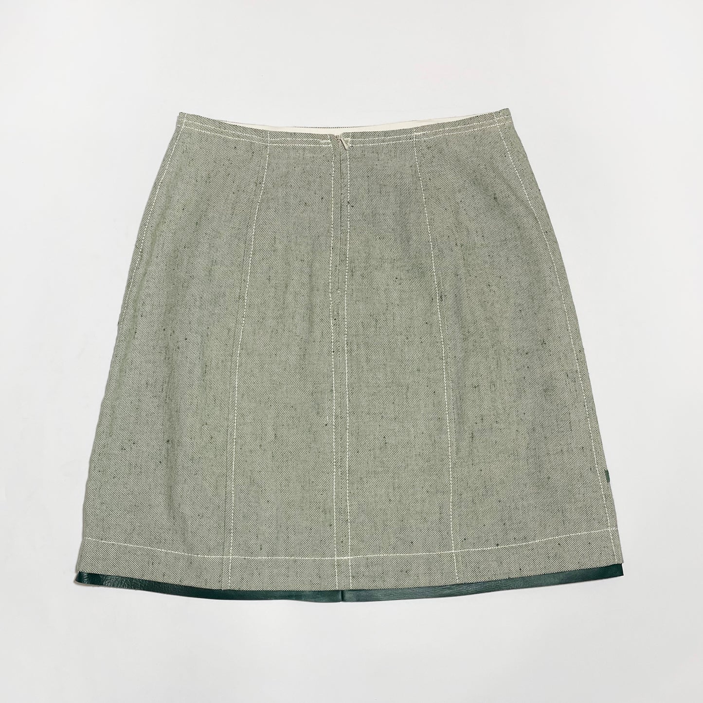 Prada Spring 1999 Linen Skirt