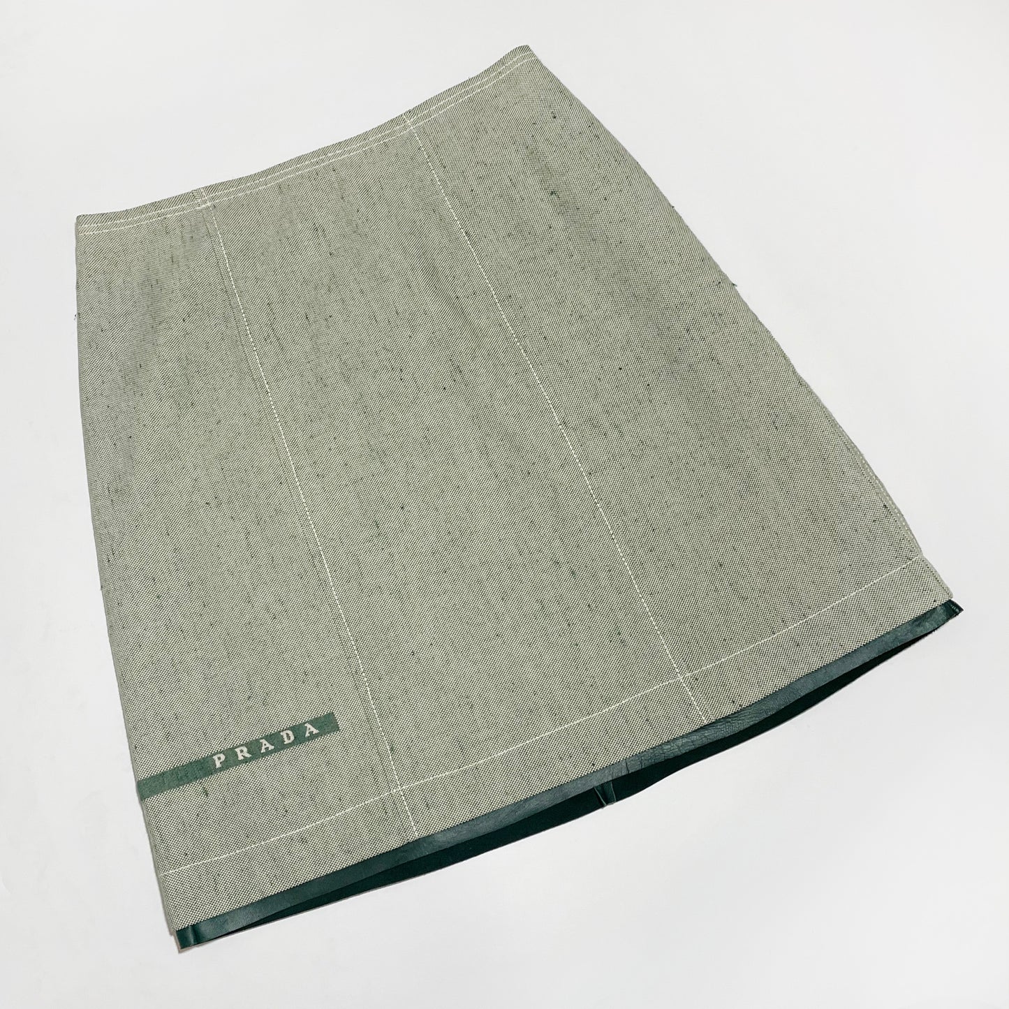 Prada Spring 1999 Linen Skirt