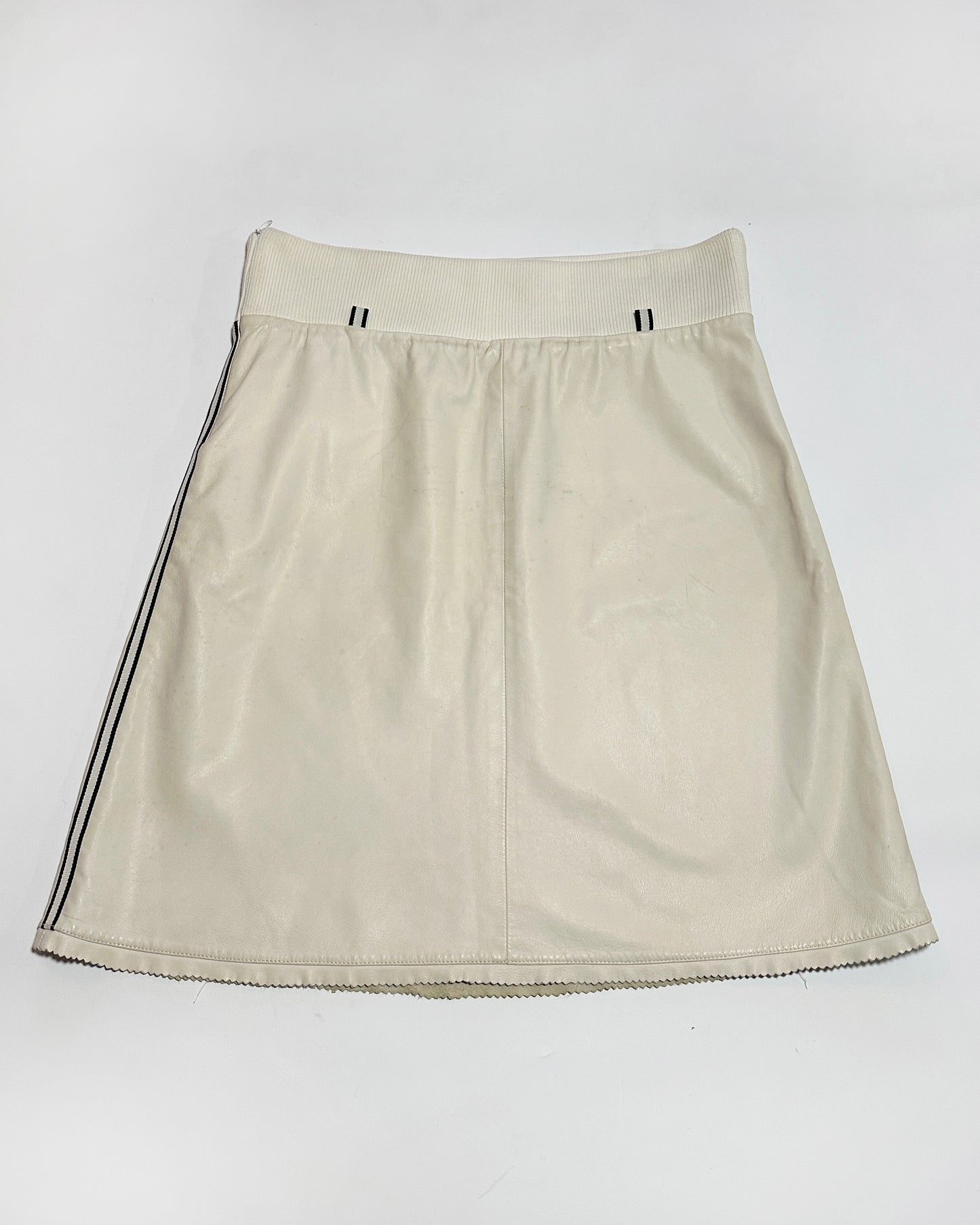 Miu Miu Fall 1999 Leather Skirt