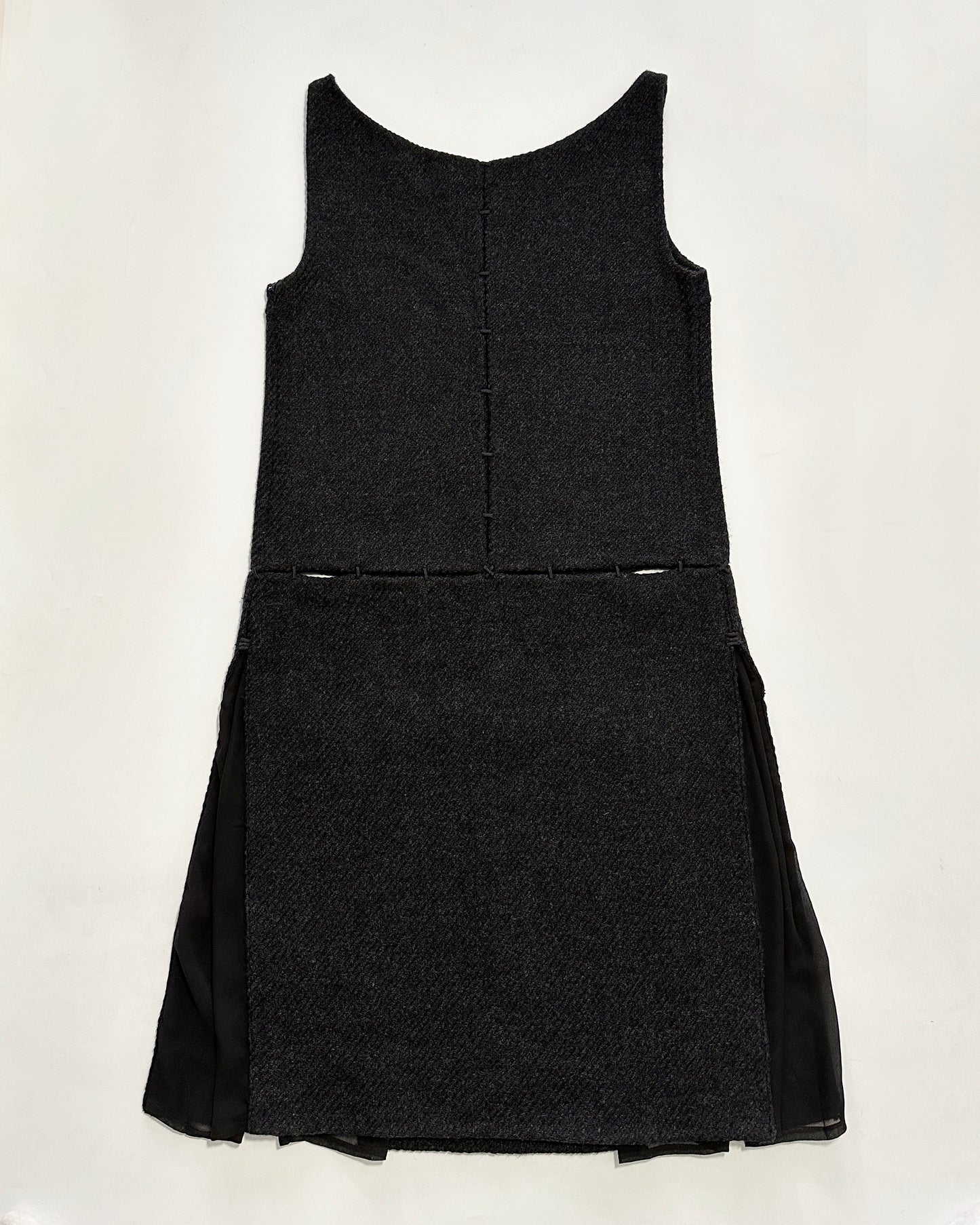 Prada Fall 1998 Wool Panel Dress