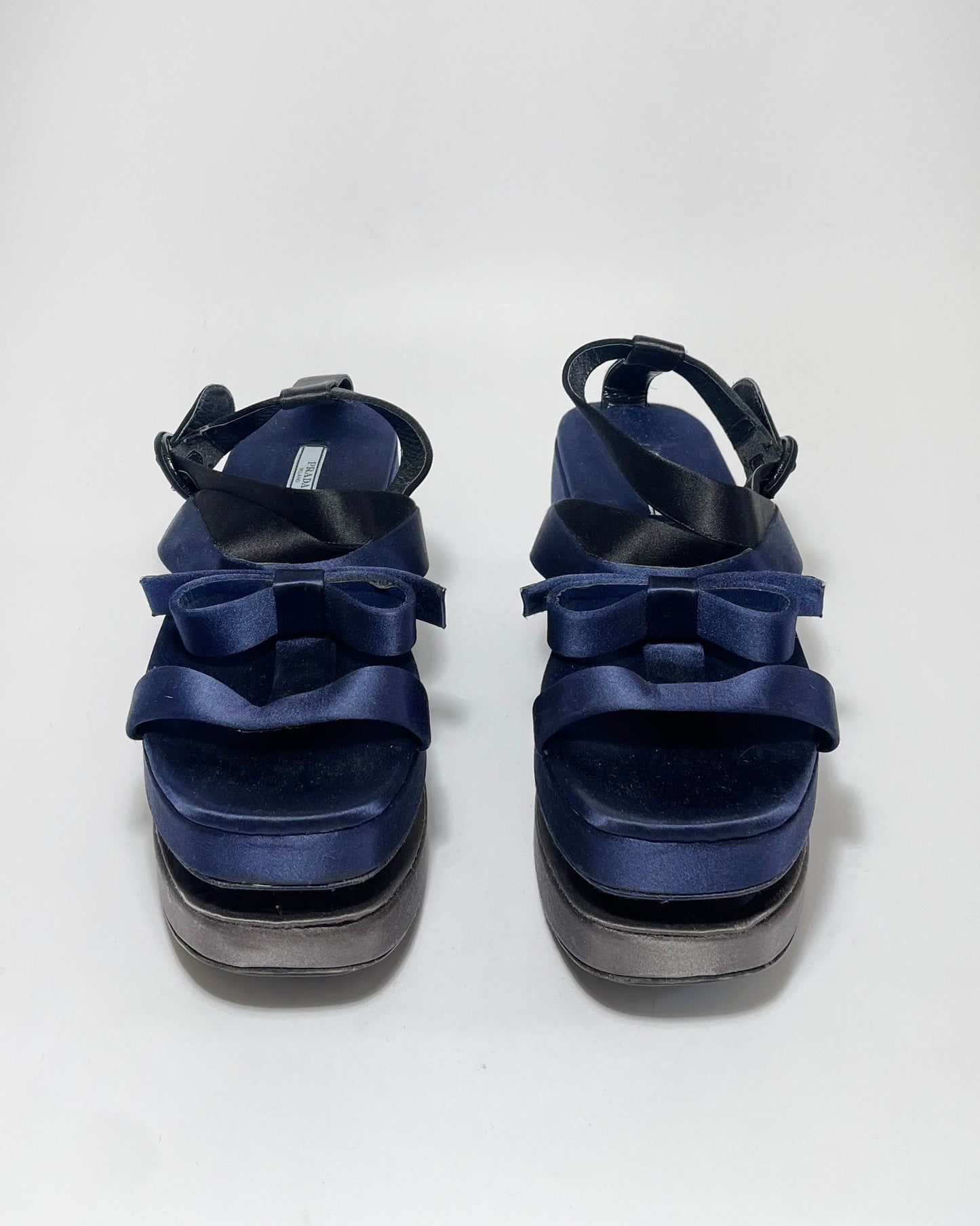 Prada Spring 2013 Bow Platform Sandals