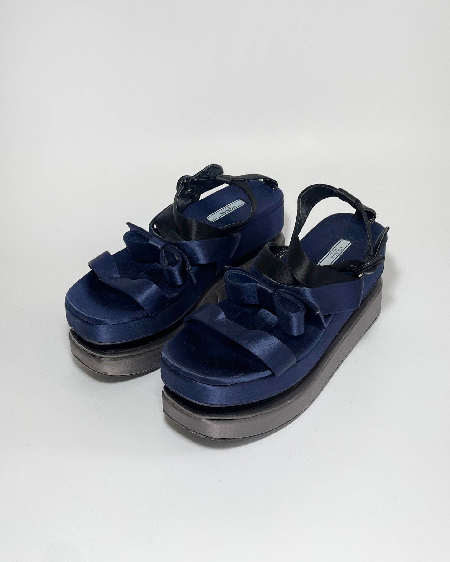 Prada Spring 2013 Bow Platform Sandals