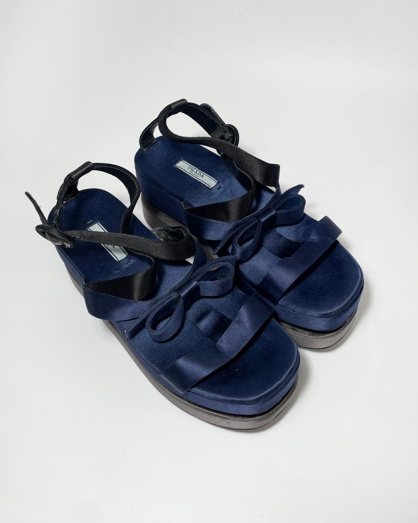 Prada Spring 2013 Bow Platform Sandals