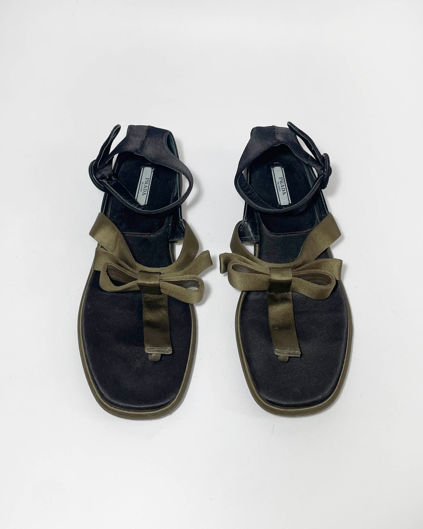 Prada Spring 2013 Bow Flat Sandals
