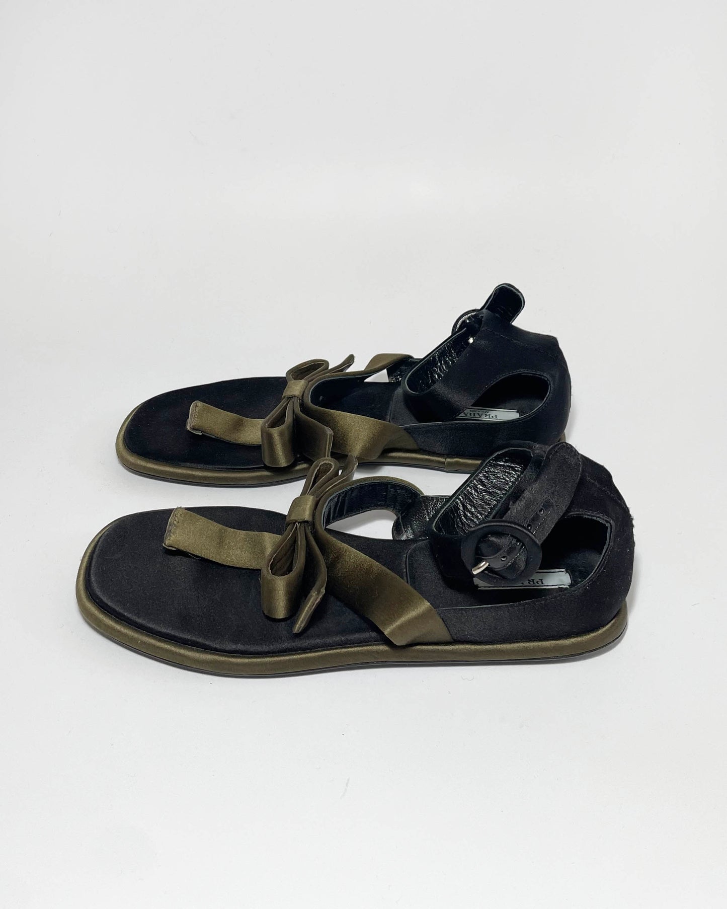Prada Spring 2013 Bow Flat Sandals