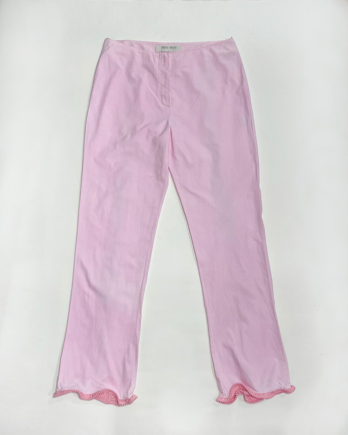 Miu Miu Spring 2000 Zipper Trousers