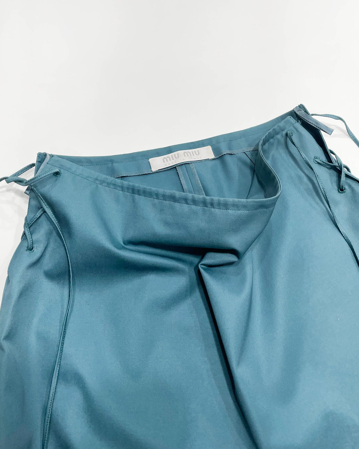 Miu Miu Spring 1998 Lace Up Skirt