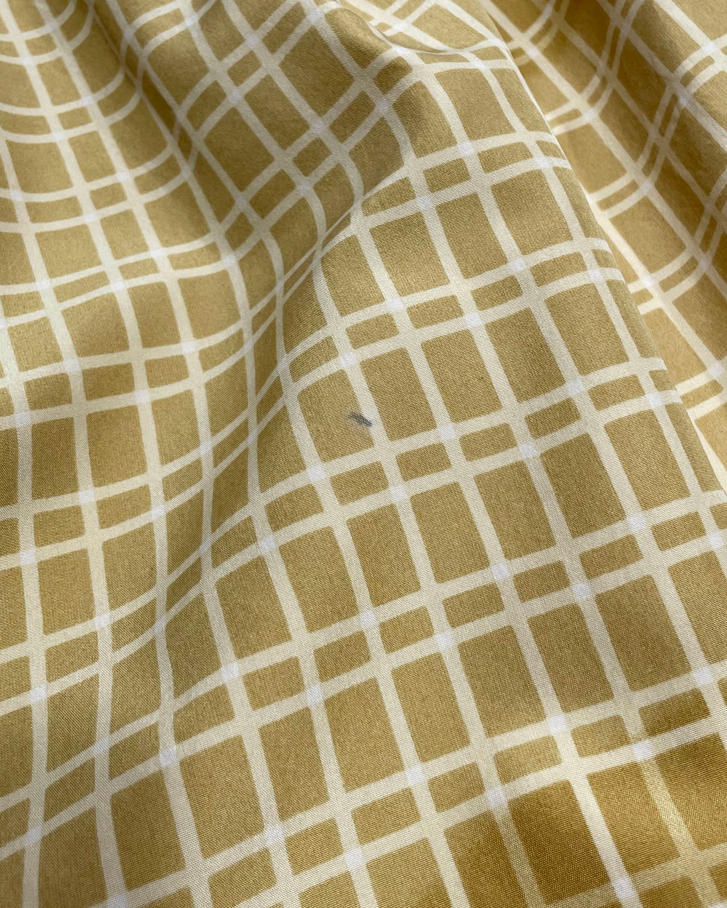 Prada Spring 1999 Checked Silk Skirt