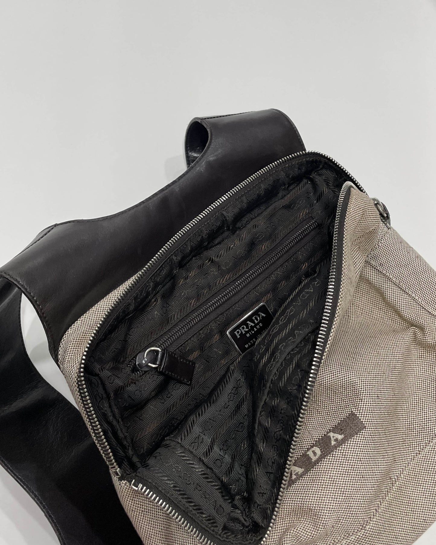 Prada Spring 1999 Chest Ring Backpack