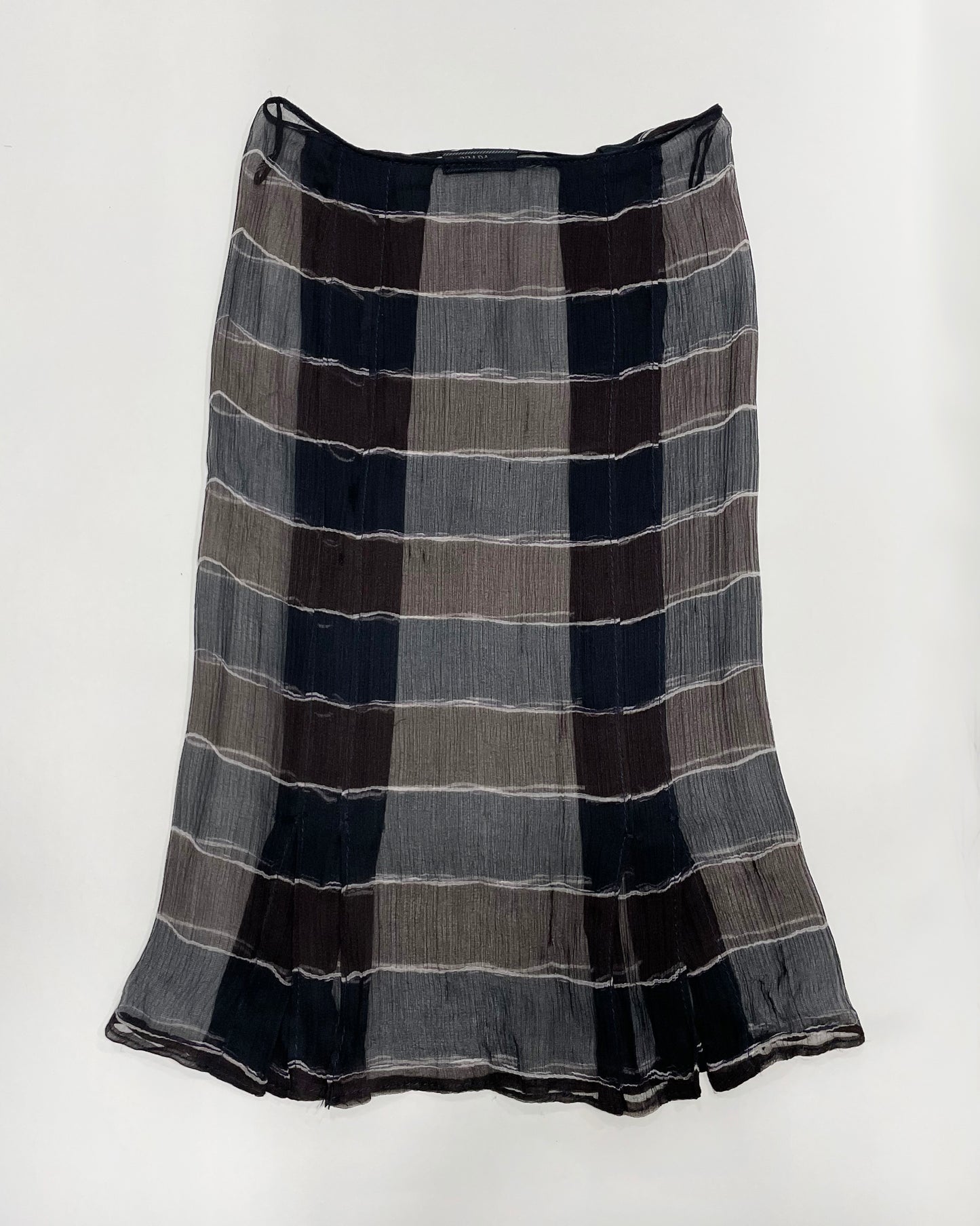 Prada Fall 2000 Sheer Silk Skirt