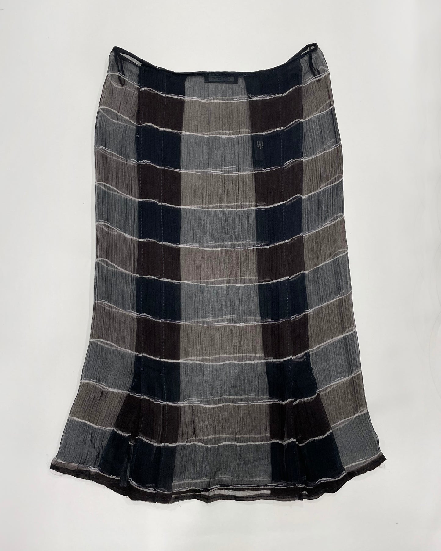 Prada Fall 2000 Sheer Silk Skirt