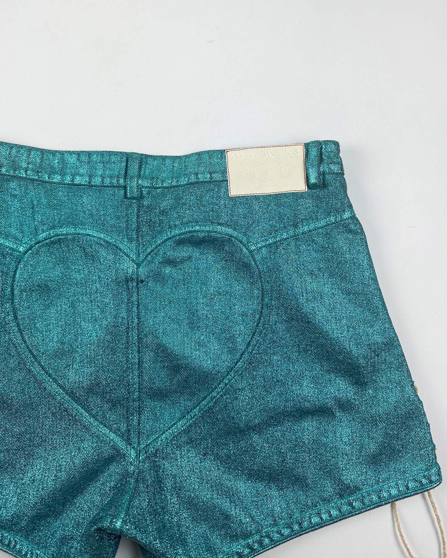 Vivienne Westwood Spring 2018 Heart Cutout Shorts