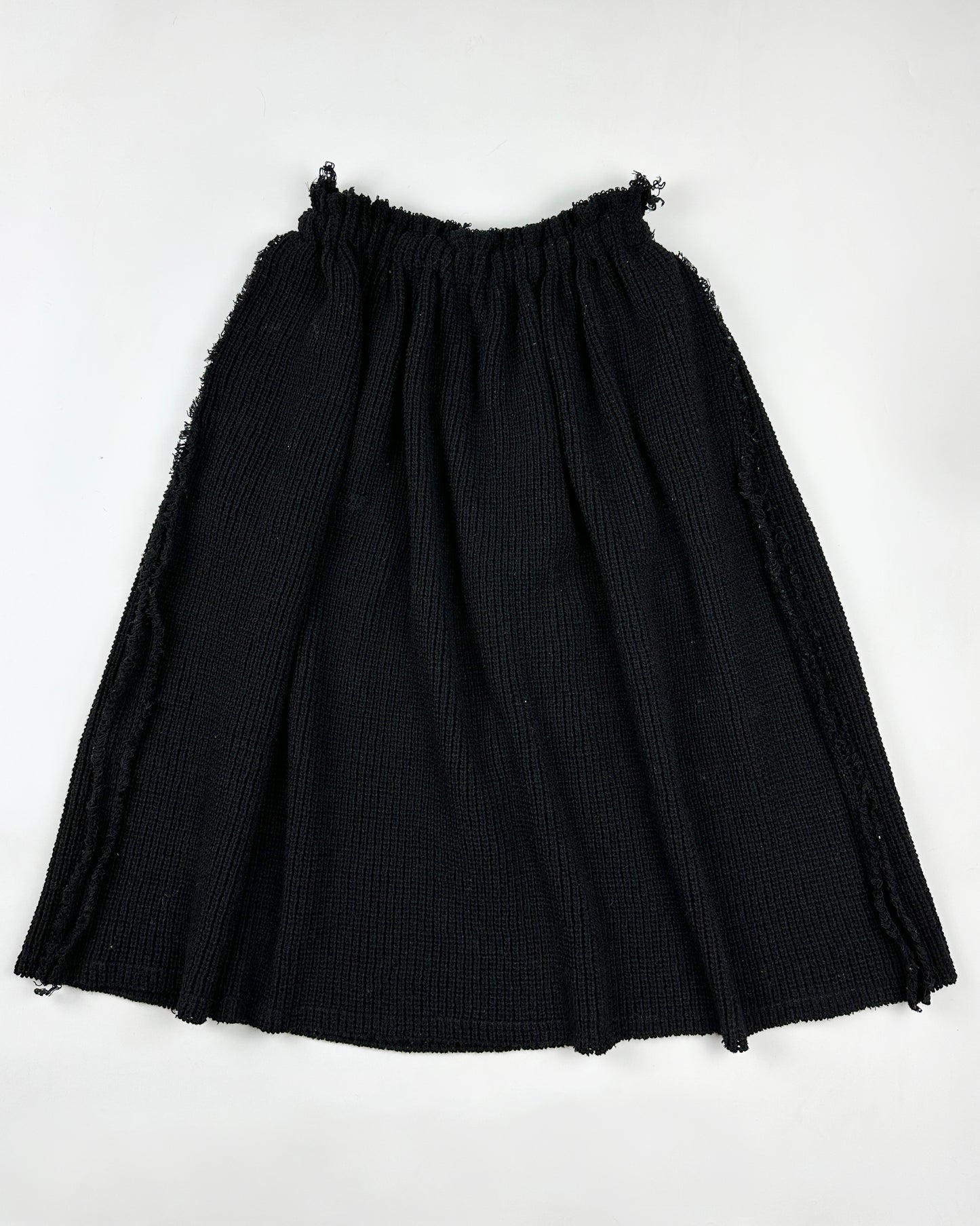 Comme des Garçons Fall 2002 Raw Edge Wool Skirt