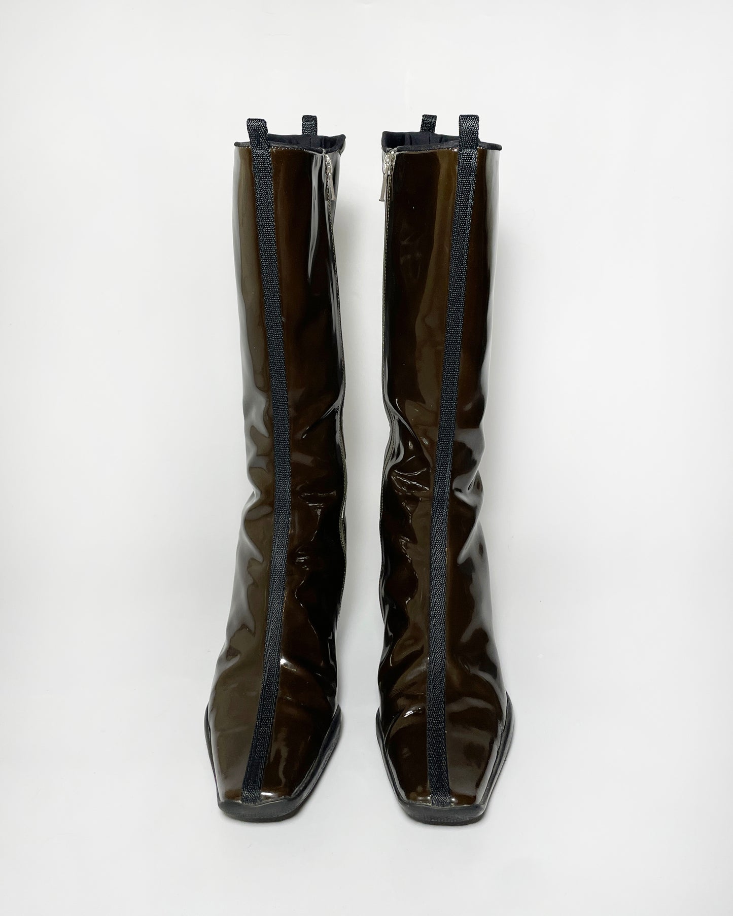 Prada Fall 1999 Patent Leather Boots