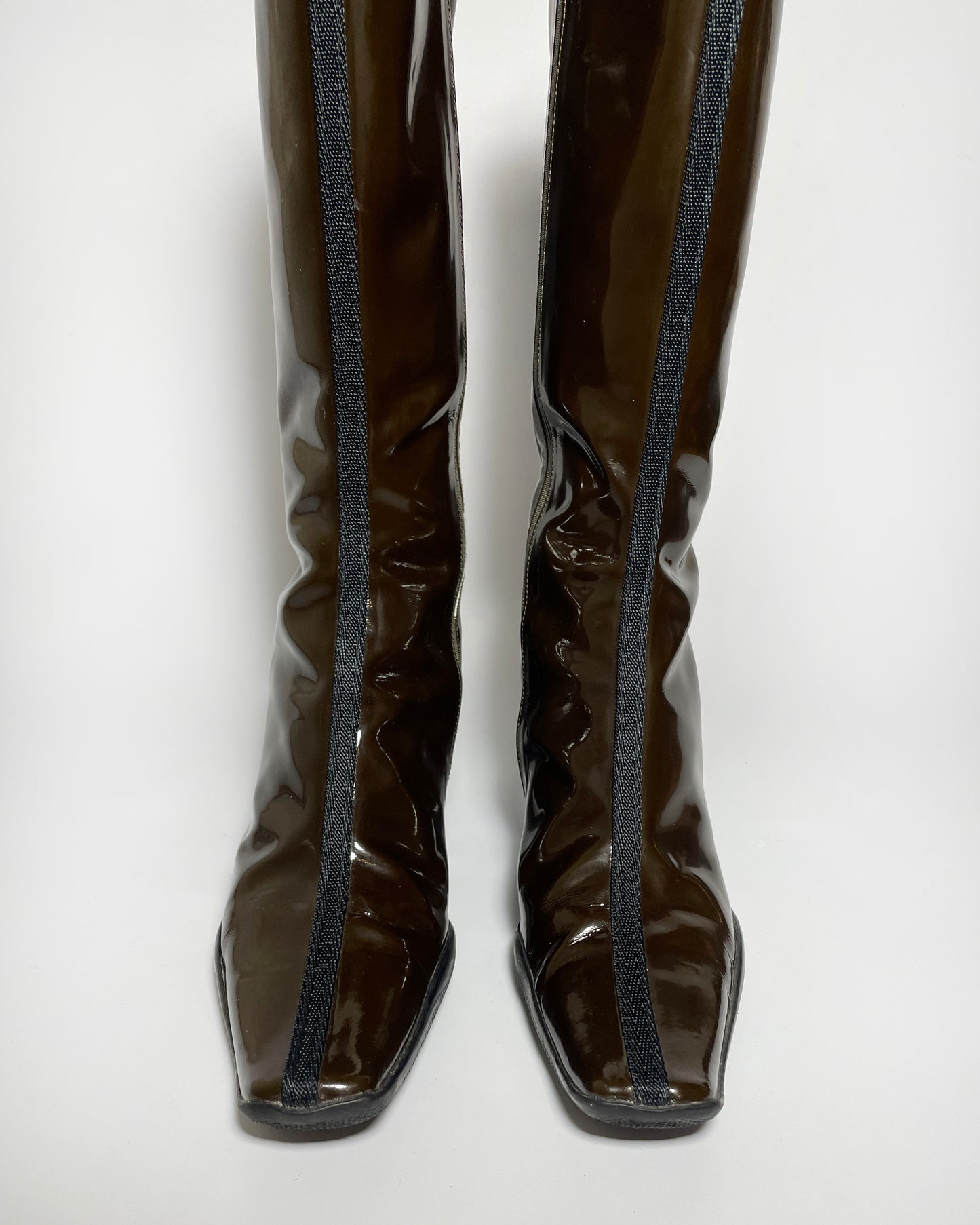 Prada Fall 1999 Patent Leather Boots