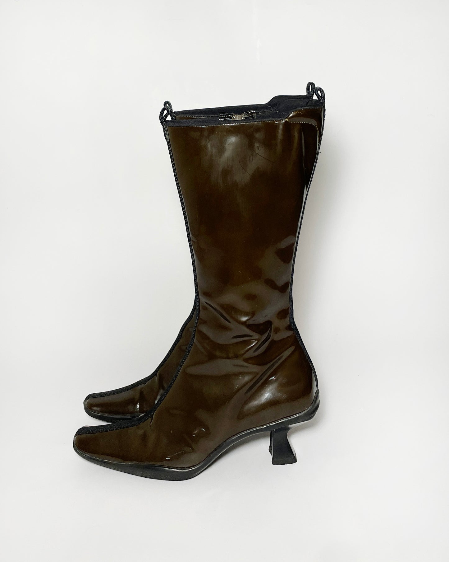 Prada Fall 1999 Patent Leather Boots