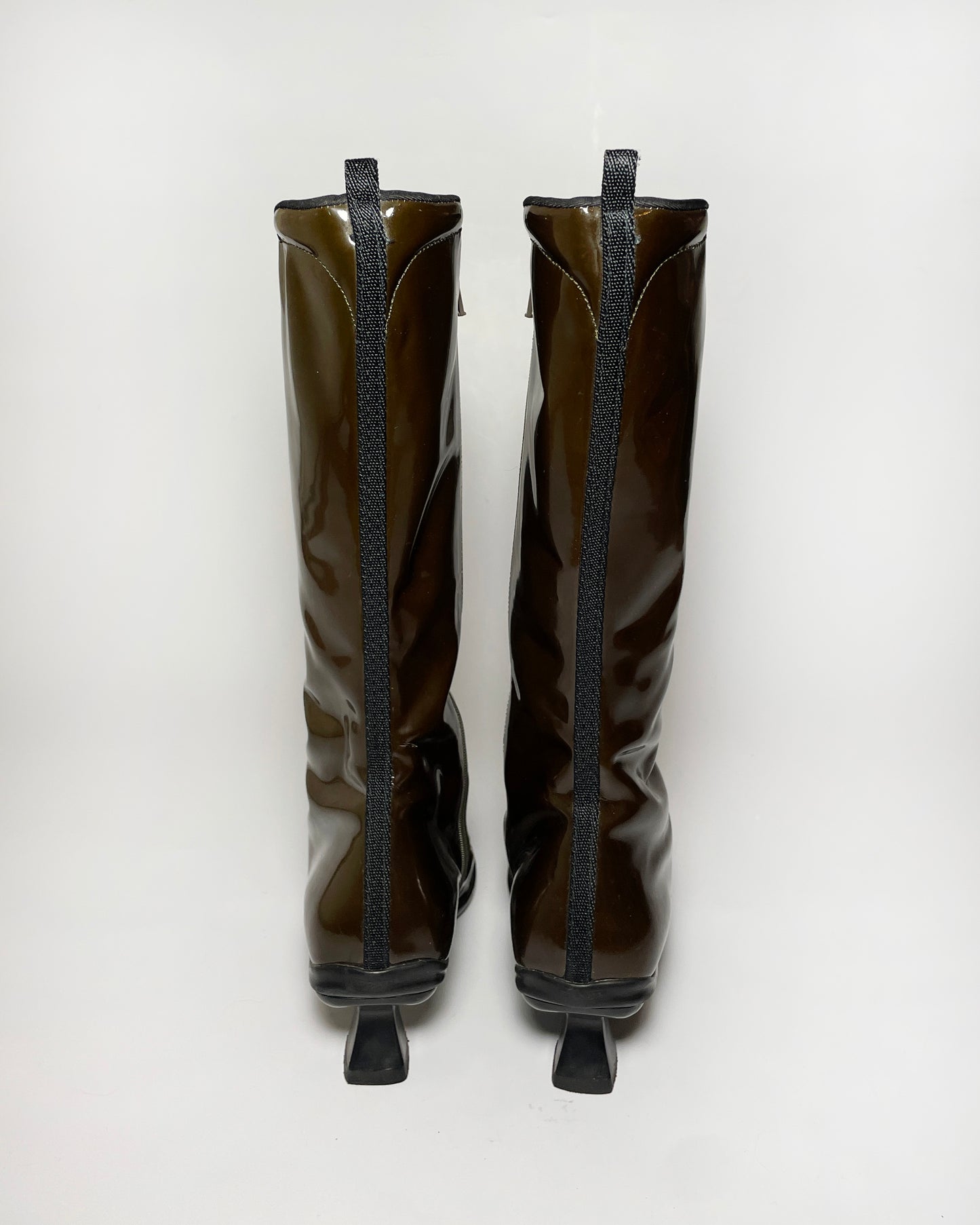 Prada Fall 1999 Patent Leather Boots