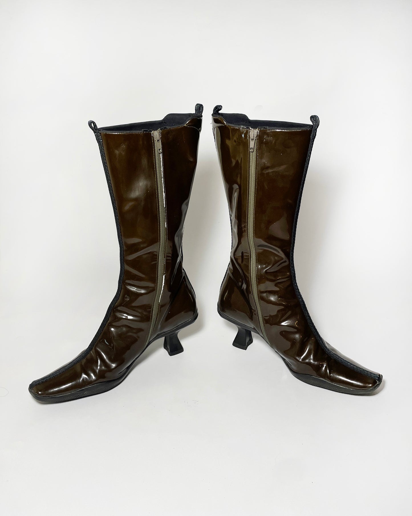 Prada Fall 1999 Patent Leather Boots