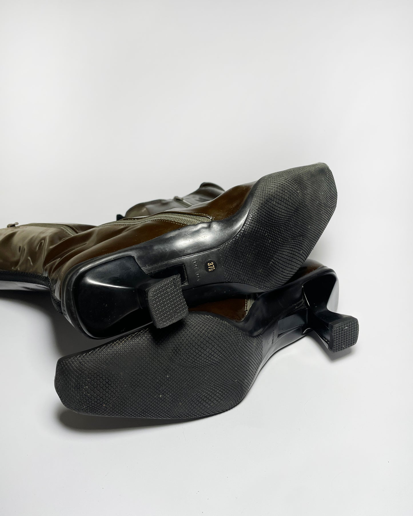 Prada Fall 1999 Patent Leather Boots