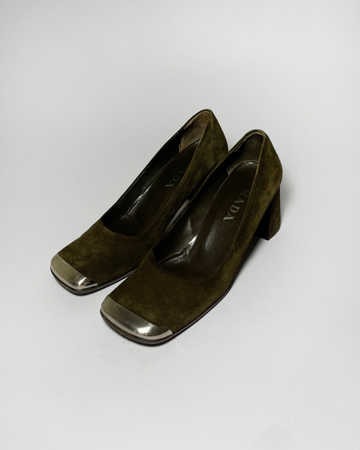 Prada Fall 1999 Suede Pumps
