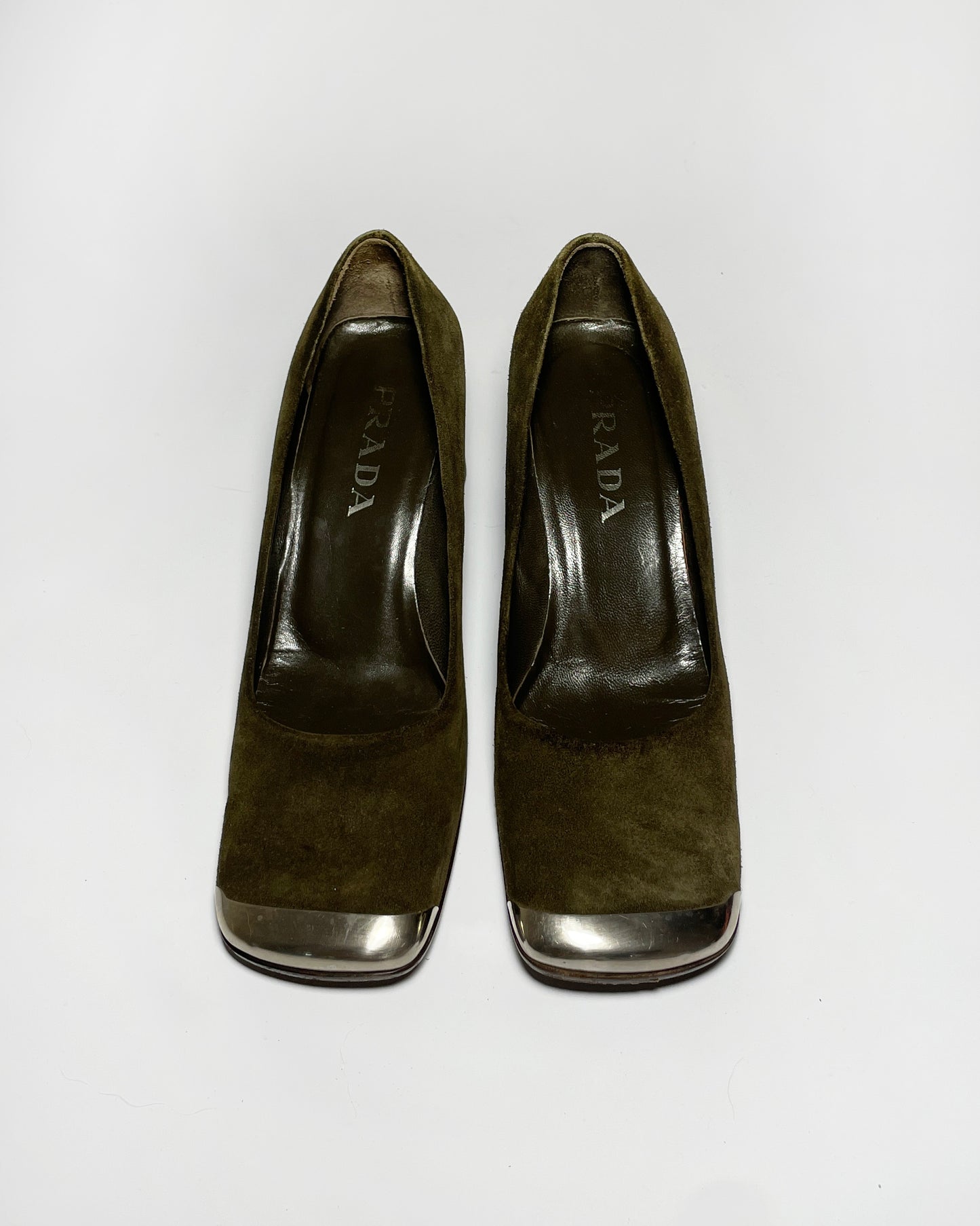 Prada Fall 1999 Suede Pumps