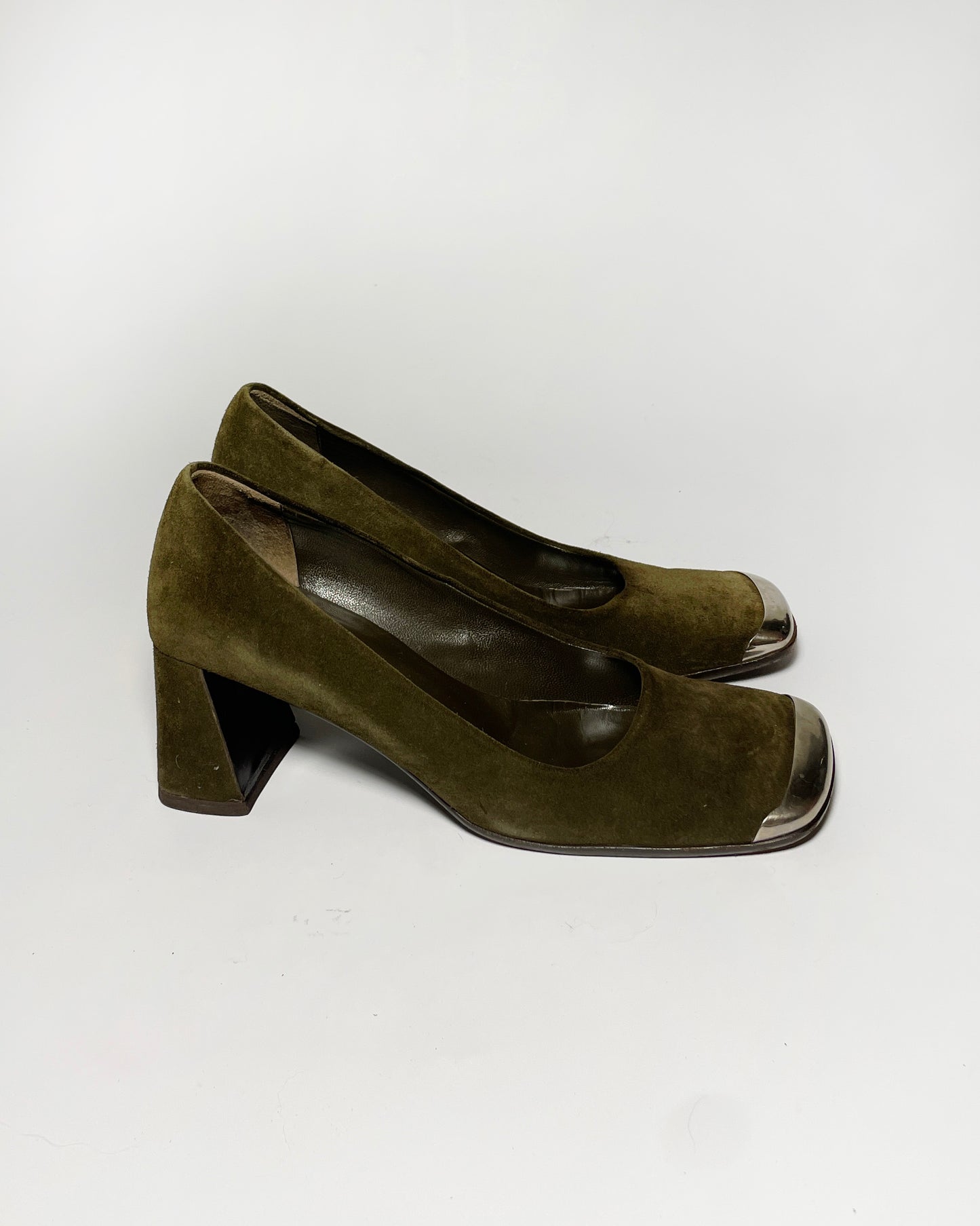 Prada Fall 1999 Suede Pumps