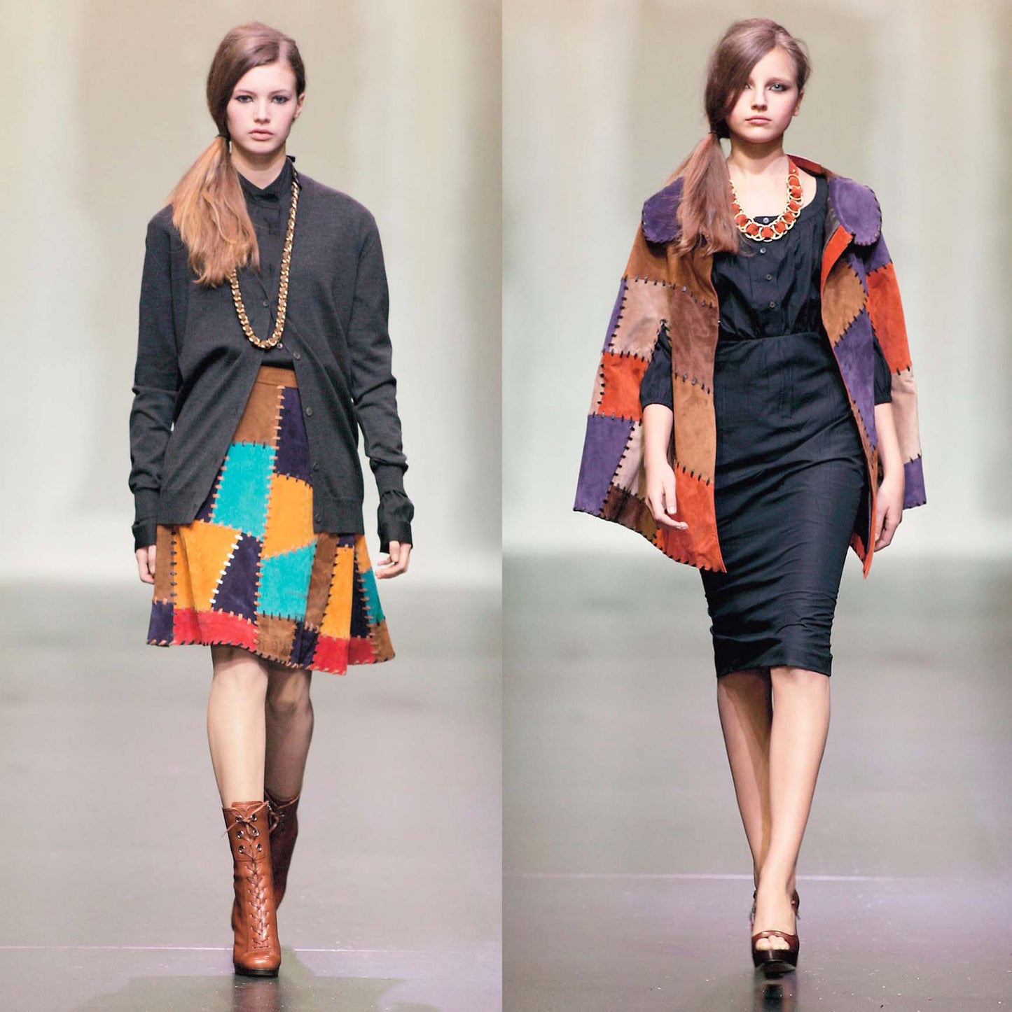 Miu Miu FW 2005 Suede Runway Skirt