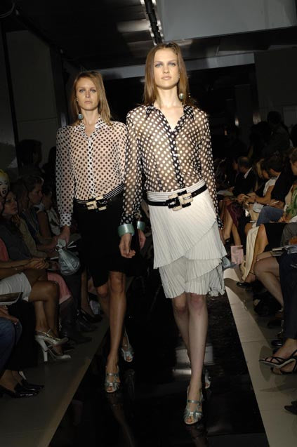 Emporio Armani Spring 2006 Polka Dots Shirt