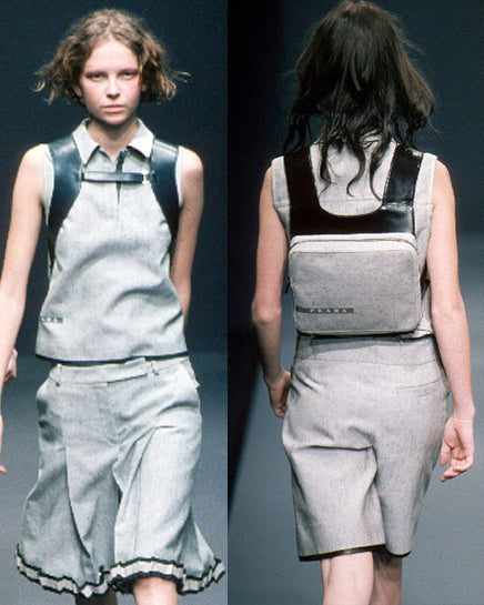 Prada Spring 1999 Chest Ring Backpack