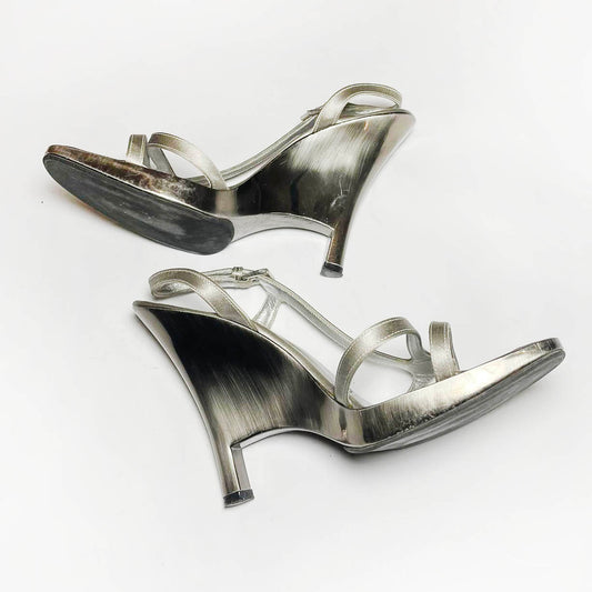 Prada SS1998 Metallic Acrylic Heels