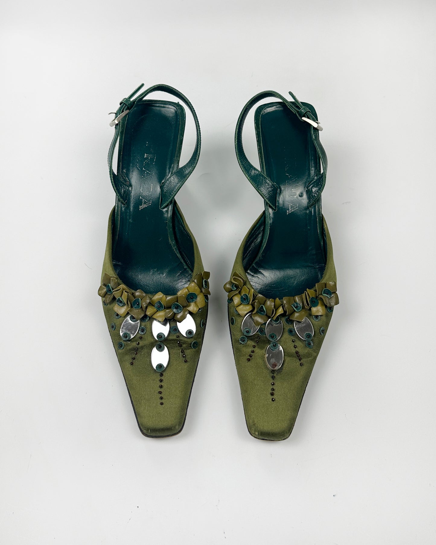 Prada Spring 1999 Mirror Heels