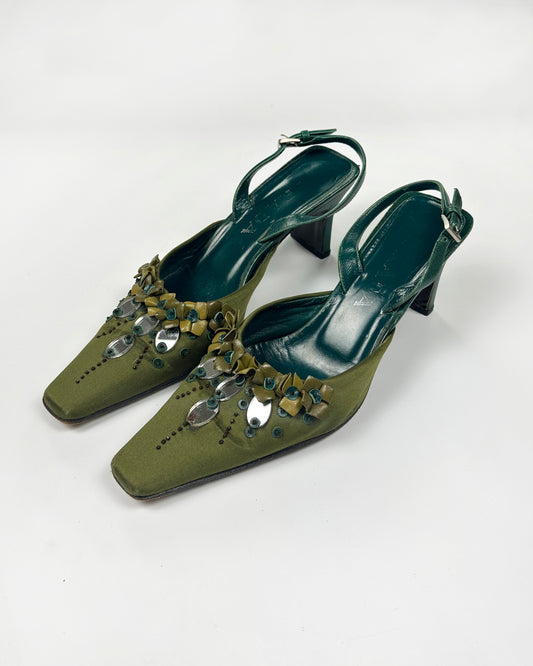 Prada Spring 1999 Mirror Heels