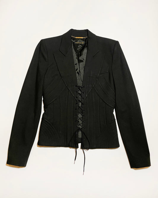 Alexander McQueen Spring 2002 Lace Blazer