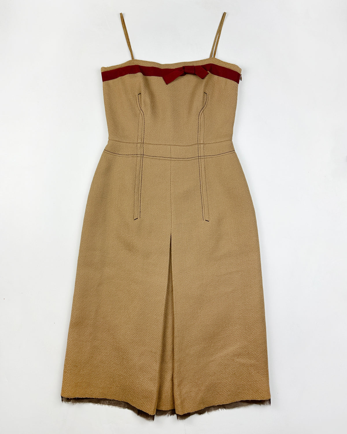 Prada Fall 2000 Runway Wool Dress