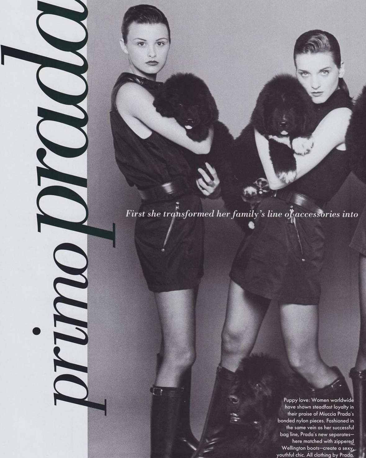 Prada Fall 1994 Tall Boots