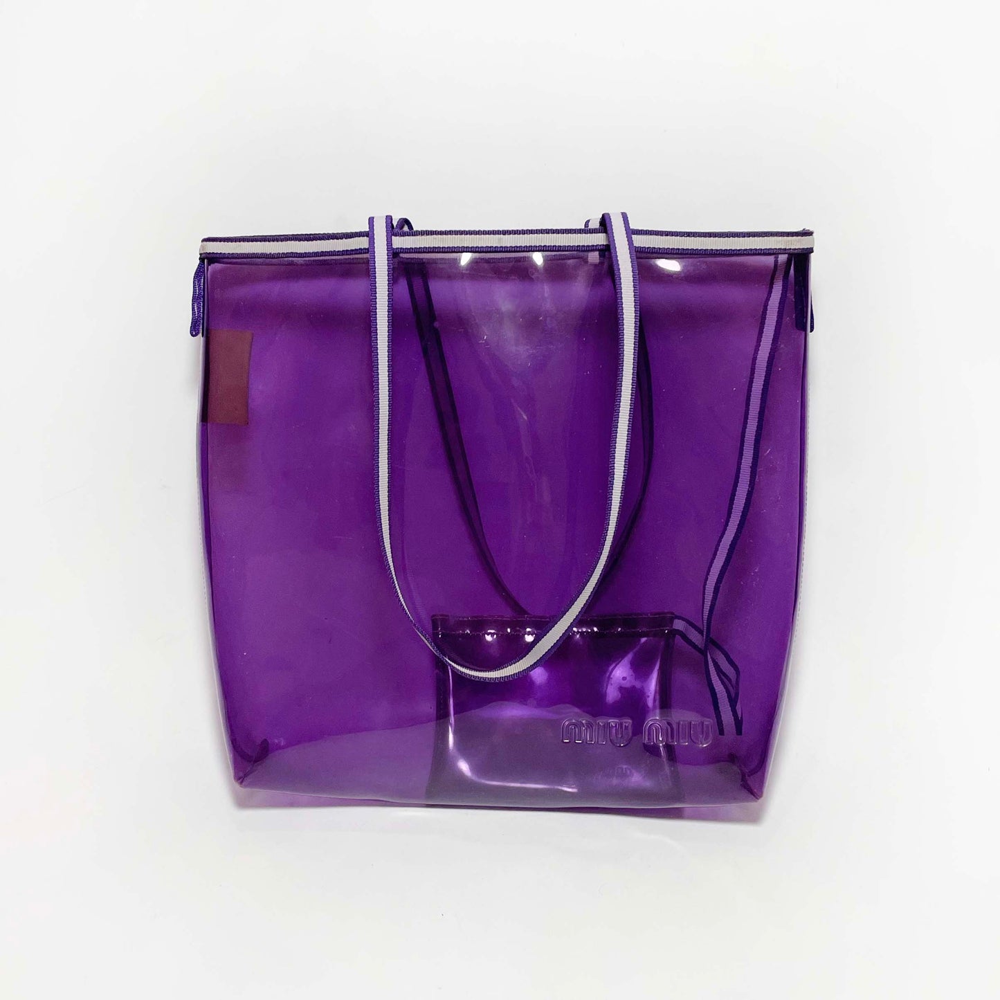 Miu Miu SS2000 PVC Tote Bag