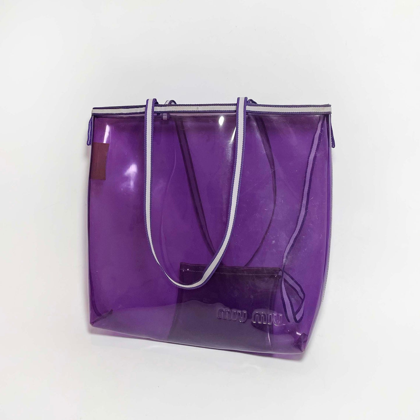 Miu Miu SS2000 PVC Tote Bag