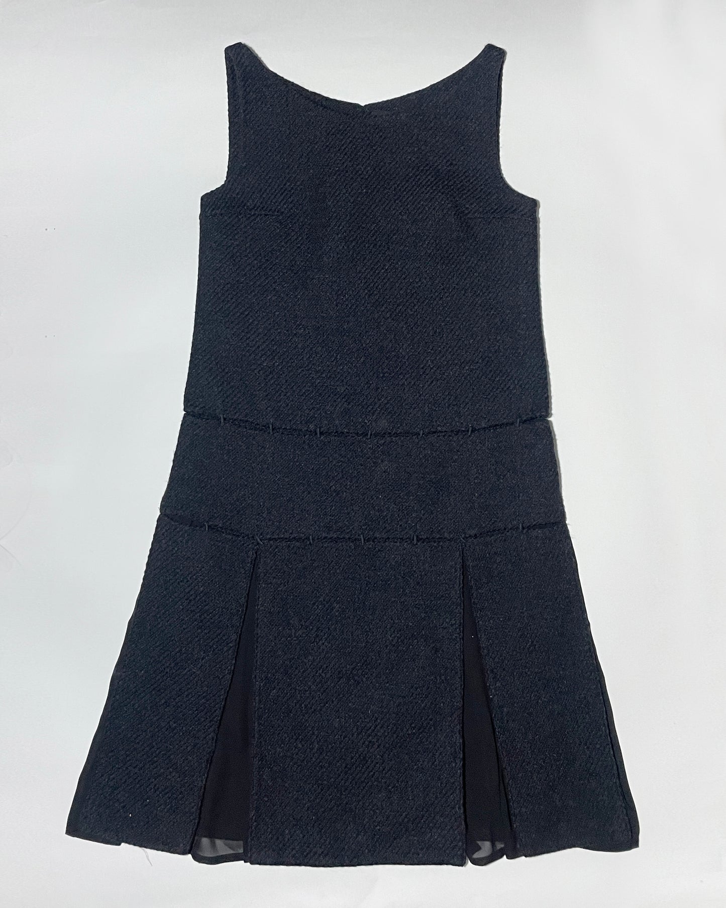 Prada Fall 1998 Wool Panel Dress