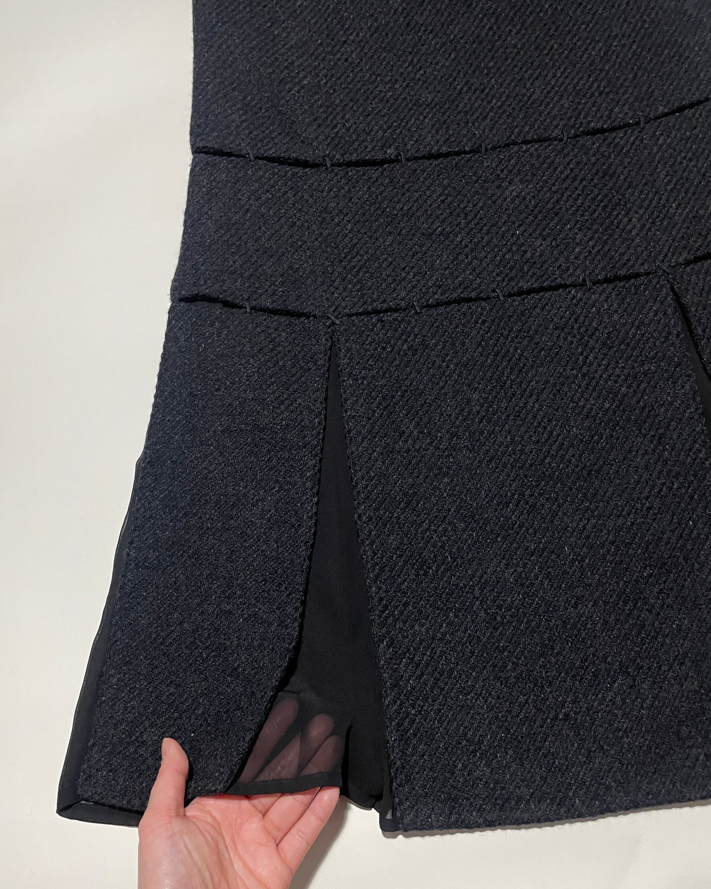 Prada Fall 1998 Wool Panel Dress