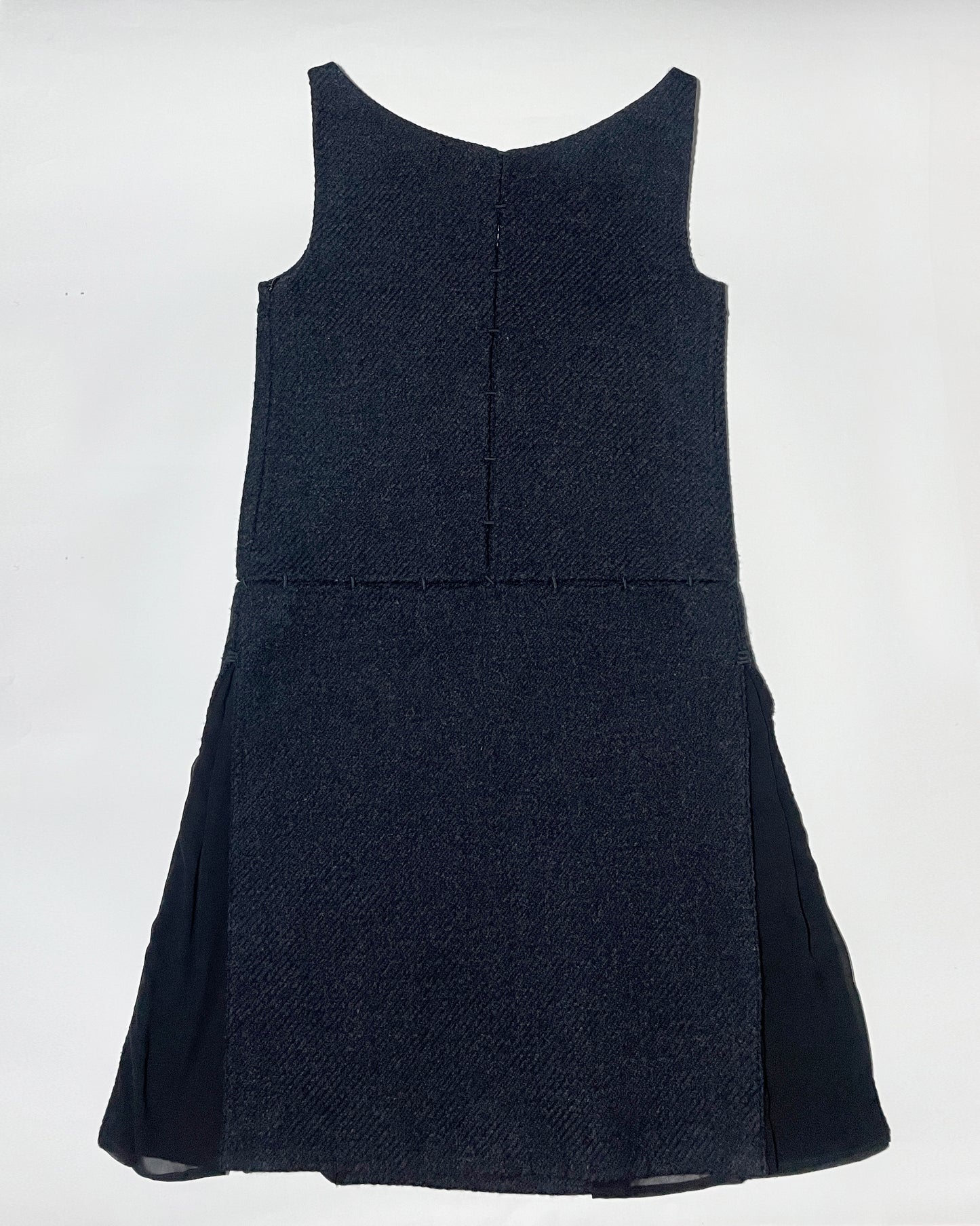 Prada Fall 1998 Wool Panel Dress