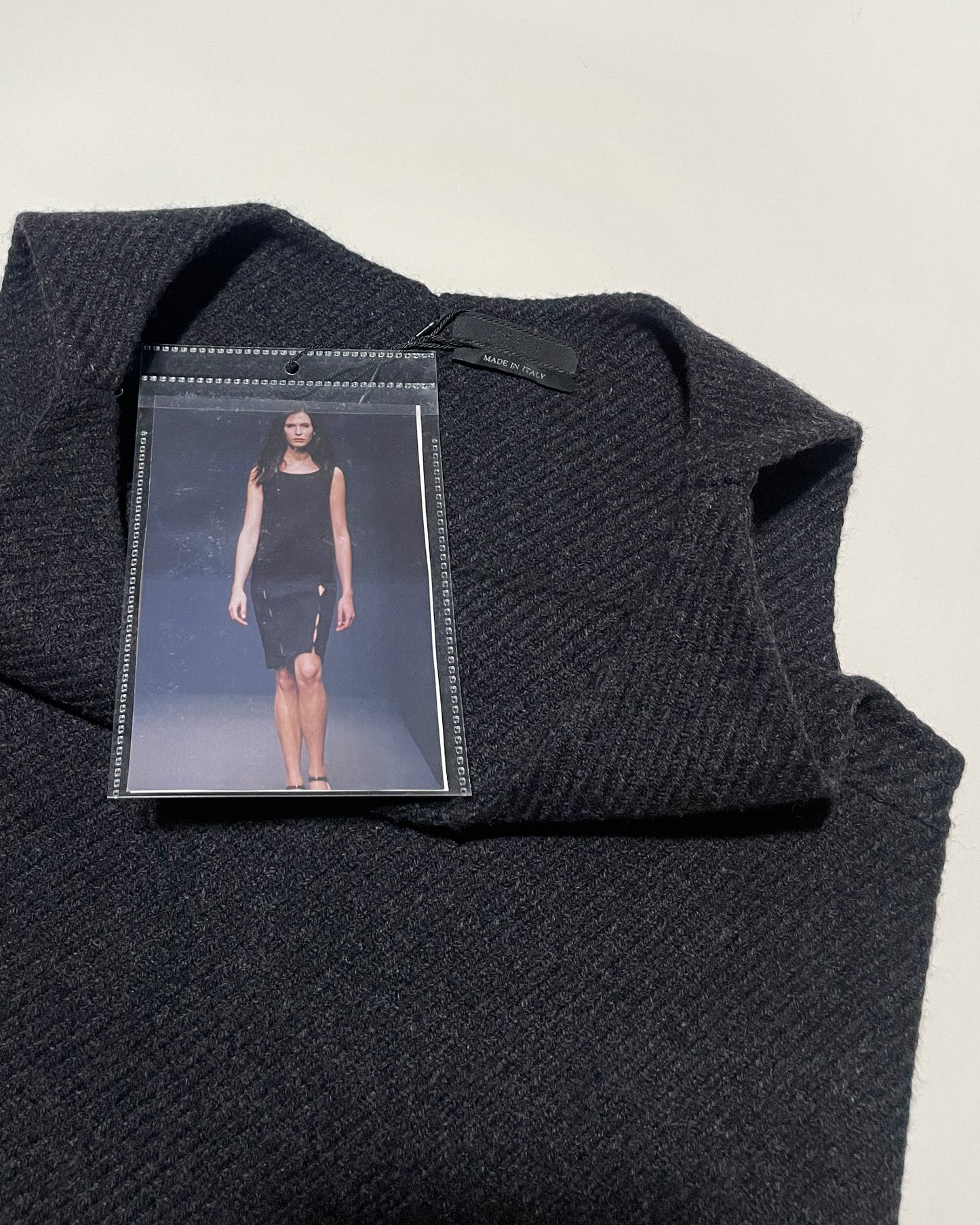 Prada Fall 1998 Wool Panel Dress