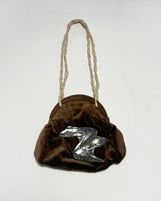 Chloé by Stella McCartney Fall 2001 Embellished Velvet Bag