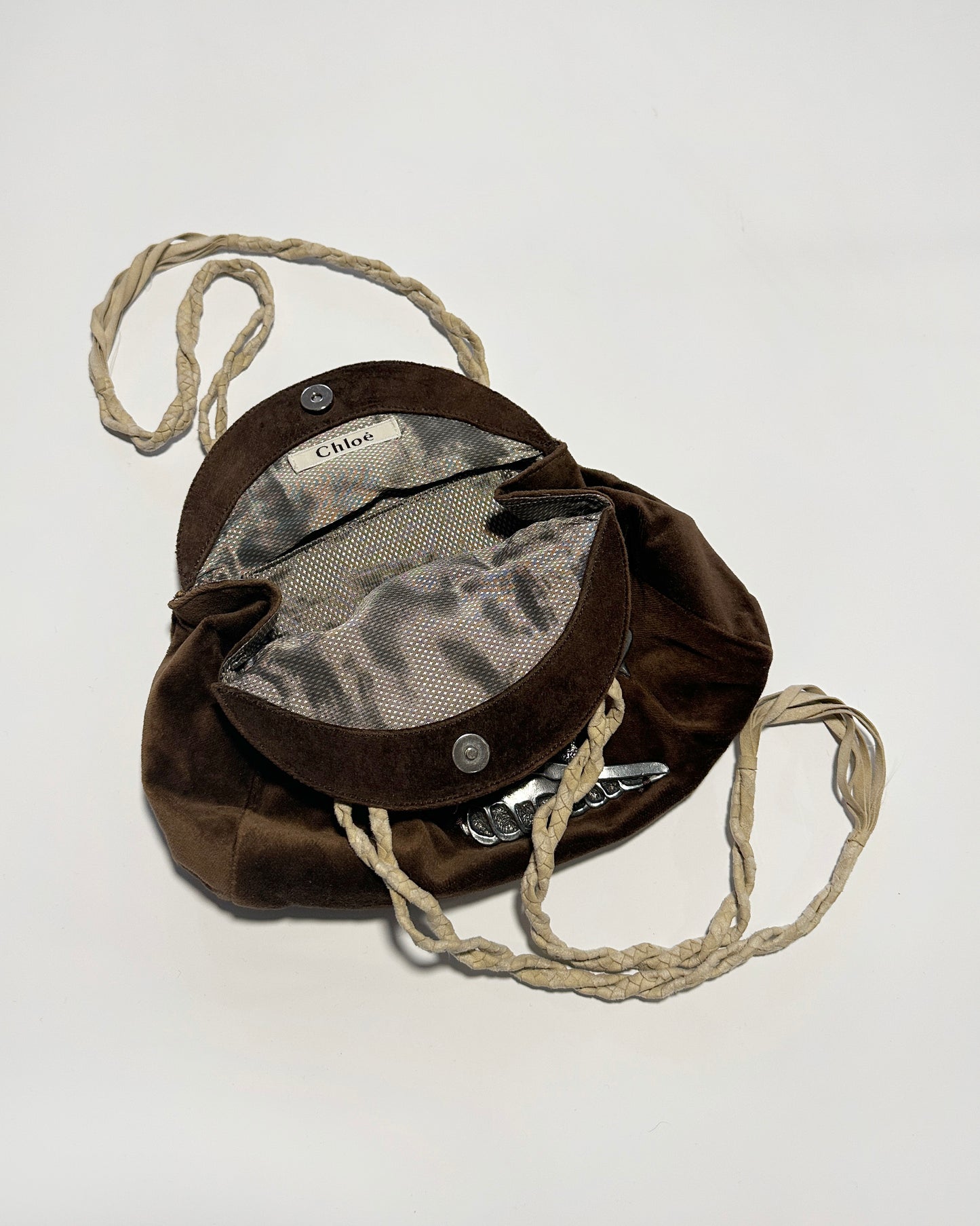 Chloé by Stella McCartney Fall 2001 Embellished Velvet Bag
