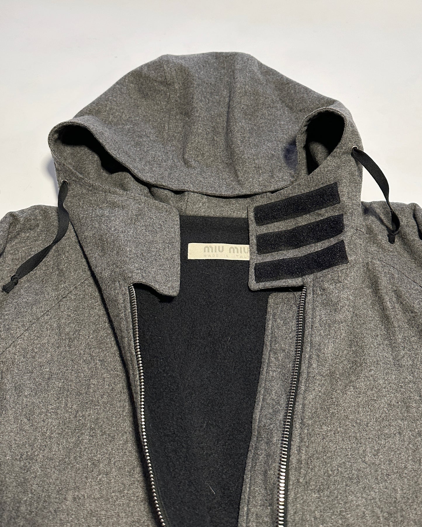 Miu Miu Fall 1997 Wool Jacket with Fleece Lining