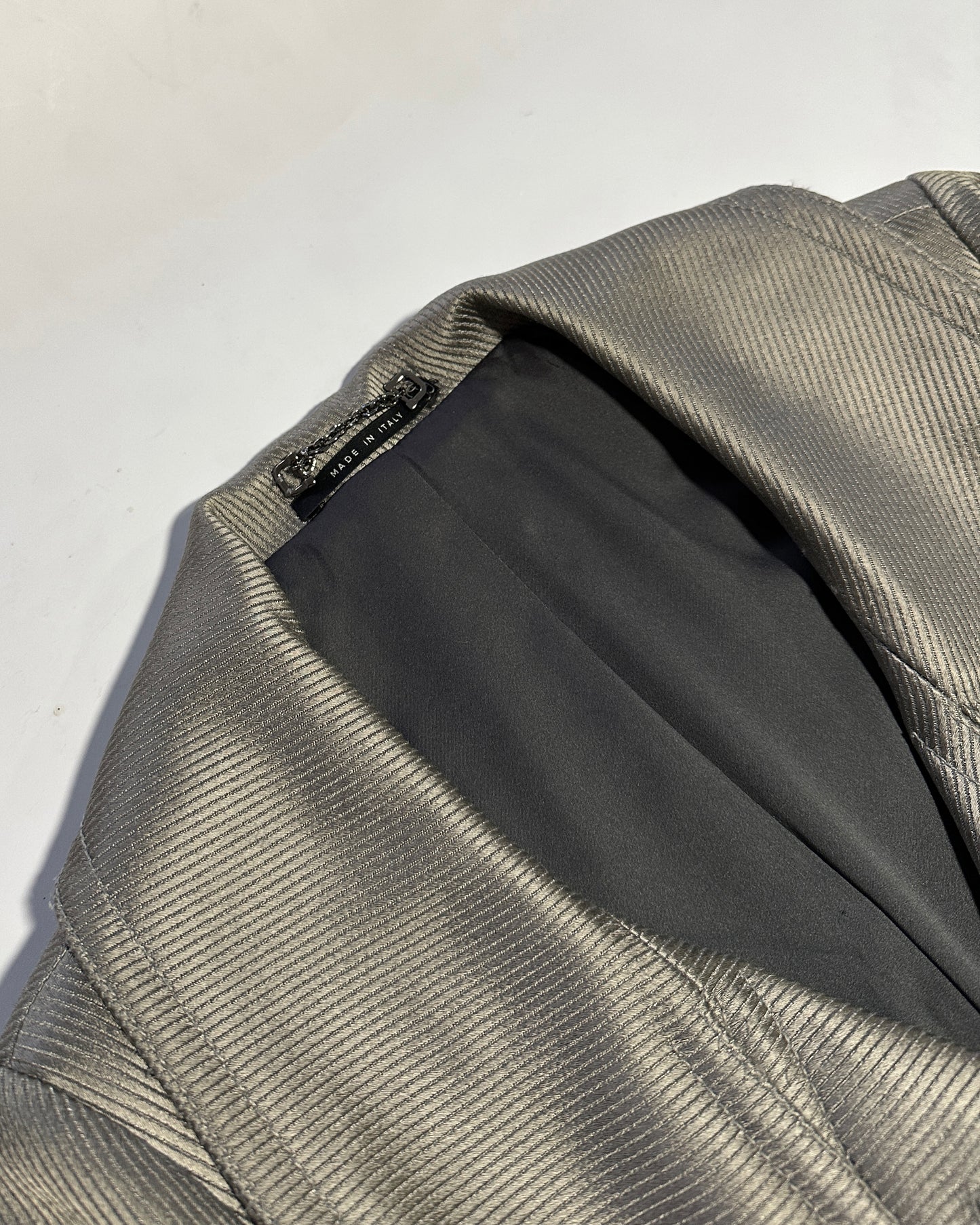 Gucci Fall 2005 Silver Runway Coat